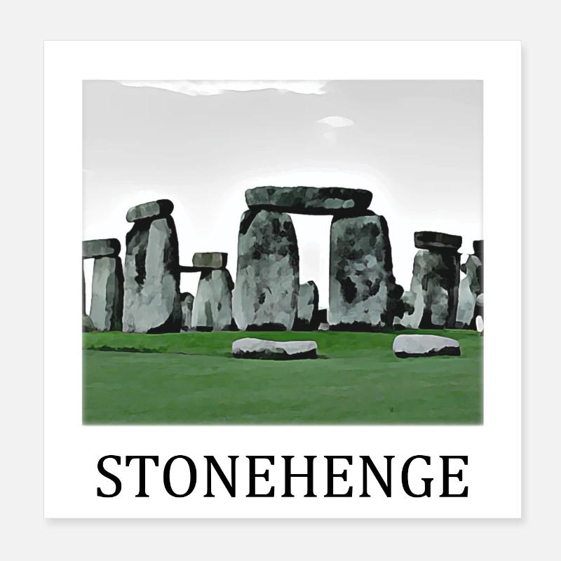Stonehenge Poster 20x20 cm