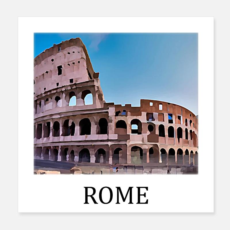 Rom Poster 20x20 cm