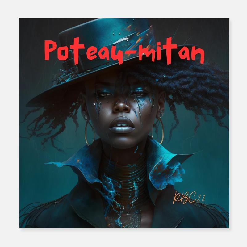 Poteau mitan Poster 20 x 20 cm