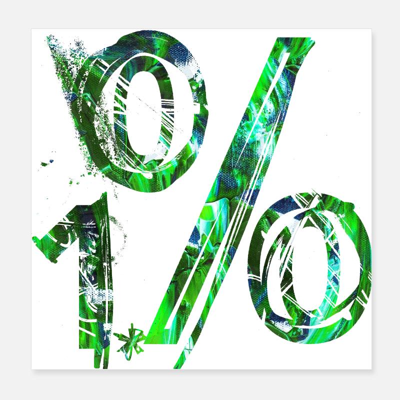 Internet email www drôle de mème grunge tech leters Poster 20 x 20 cm