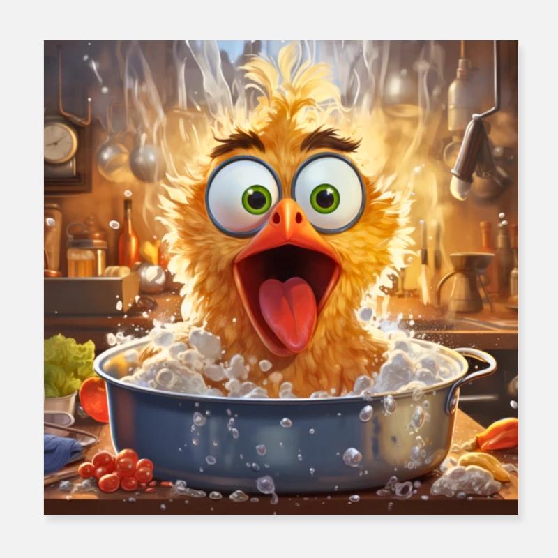 Pas de peur du succès Poster 20 x 20 cm