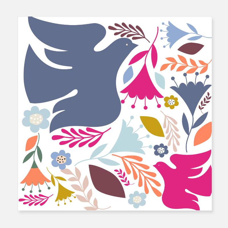 Wildflowers-gift idea Poster 8" x 8" (20x20 cm)