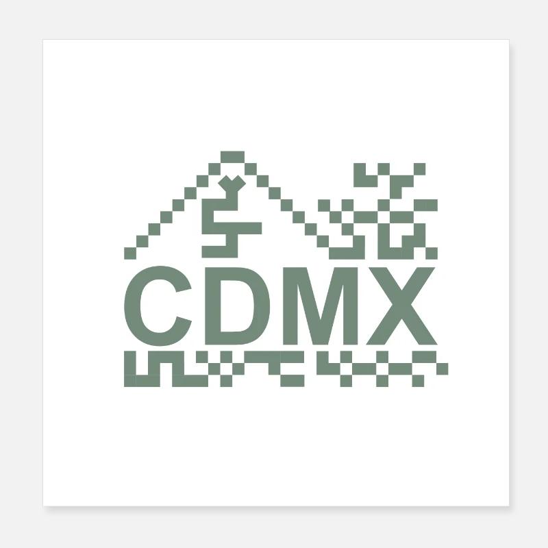 Mexico Poster 20 x 20 cm