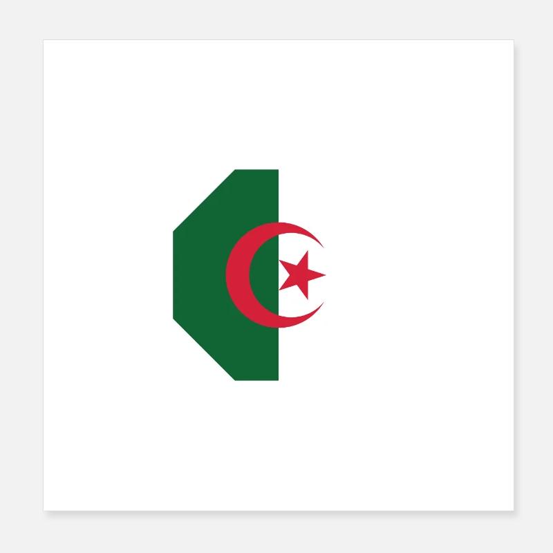 Algérie (DZ) Poster 20 x 20 cm