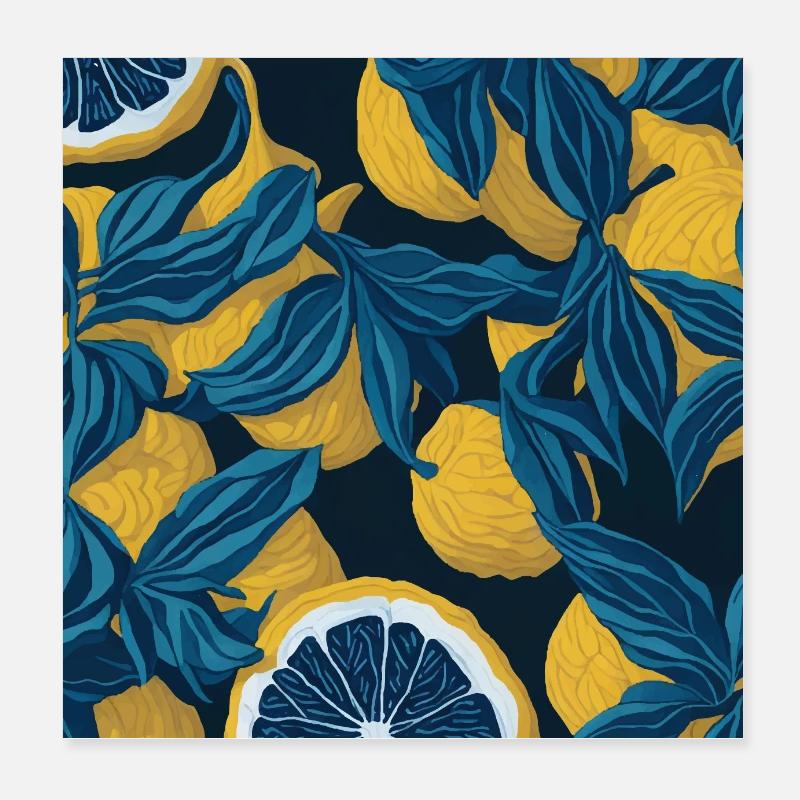 Citron Poster 20 x 20 cm