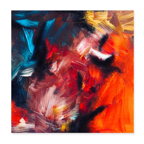 Abstract Painting 5 - Poster 20x20 cm