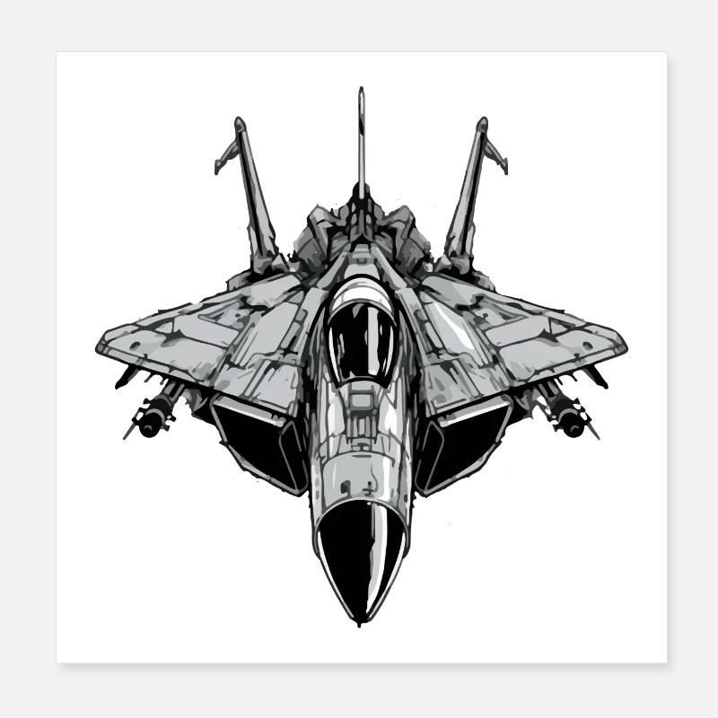 Aeroplano Griffon veloce Poster 20x20 cm