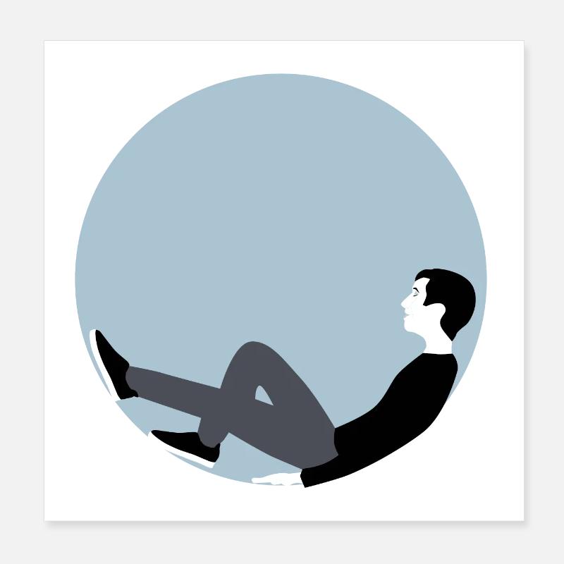 Blase Poster 20x20 cm