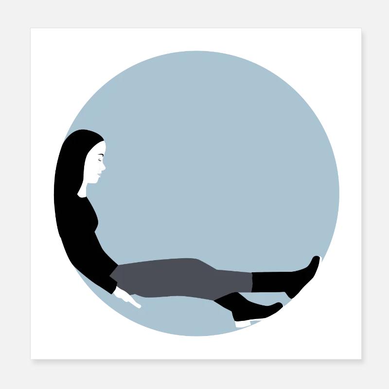 Bubble Poster 8" x 8" (20x20 cm)