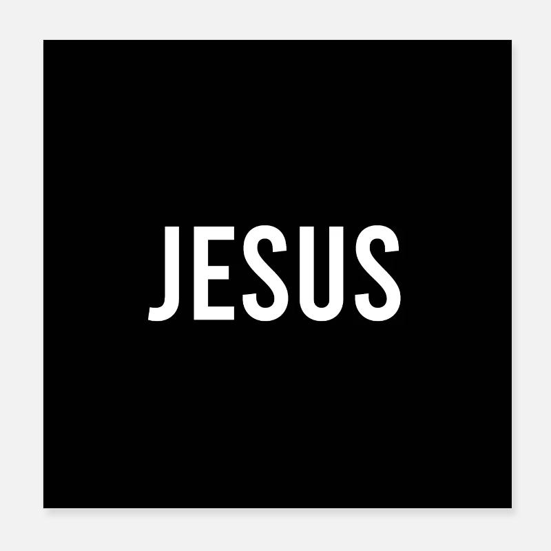 Jesus Poster Poster 20x20 cm