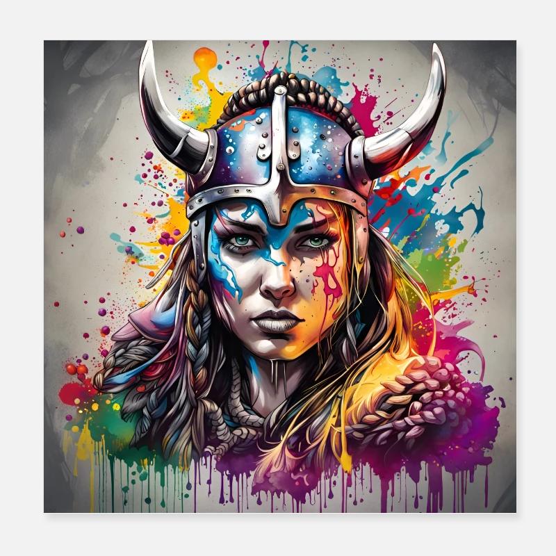 Nordic Valour Poster 8" x 8" (20x20 cm)
