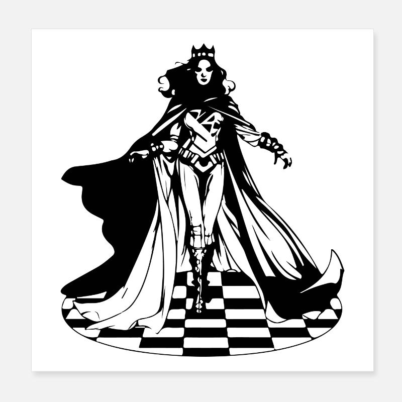 Super Queen No. 2 Poster 8" x 8" (20x20 cm)
