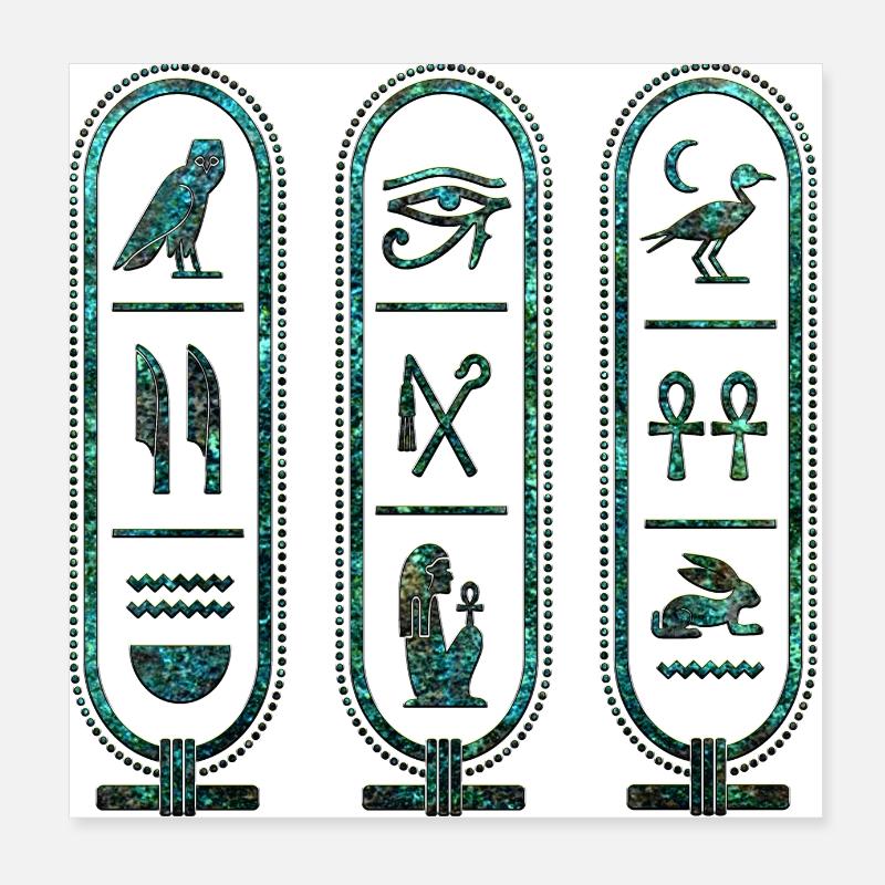 Egypte Egypte Isis Pharaons Pharaons Pyramide Afrique Poster 20 x 20 cm