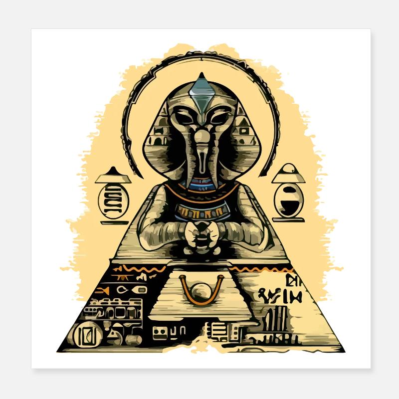 Sphinx Alien Nr. 2 Poster 20x20 cm