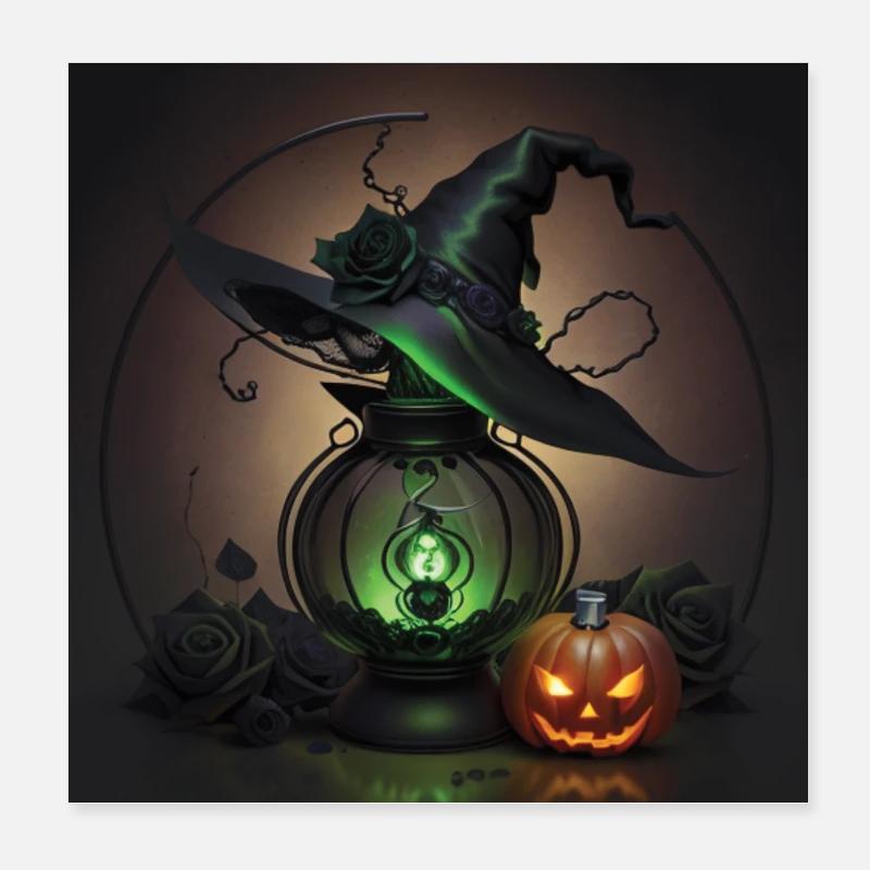 Hexenhut Poster 20x20 cm