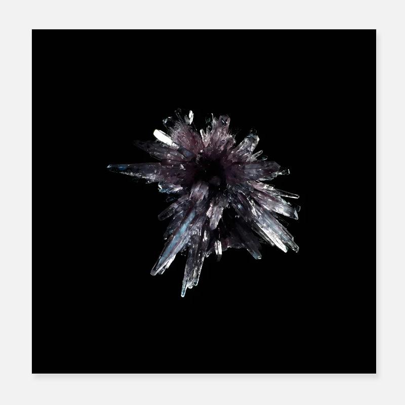 Kristall 3 Poster 20x20 cm