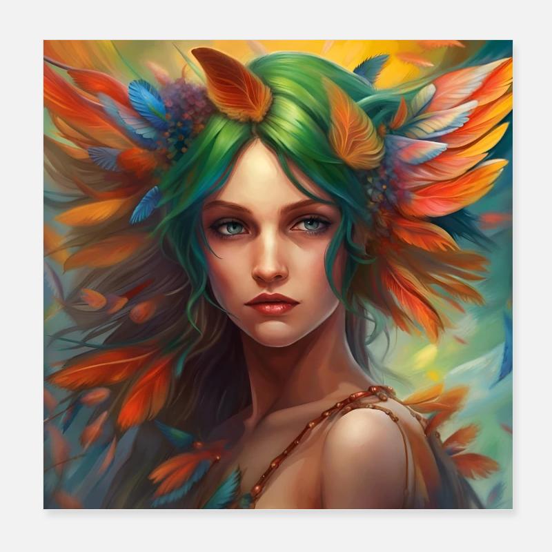 Elf 1 Poster 8" x 8" (20x20 cm)