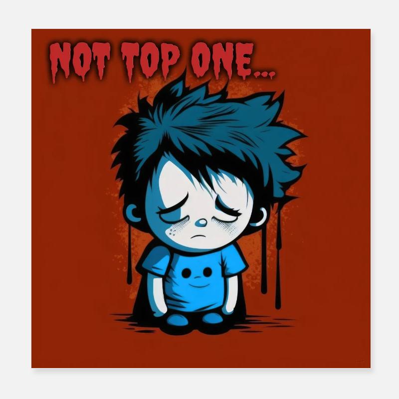 Geek - Nicht top 01 Poster 20x20 cm