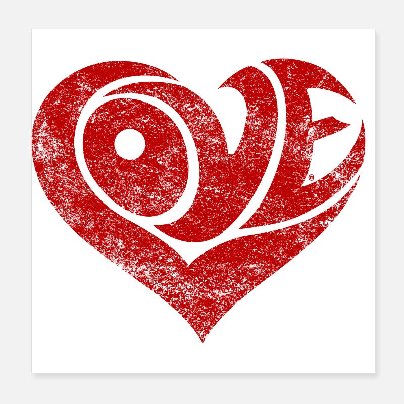 Amour Poster 20 x 20 cm