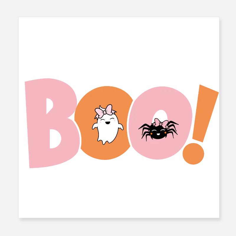 Fabboolous - Design d’Halloween mignon avec Poster 20 x 20 cm