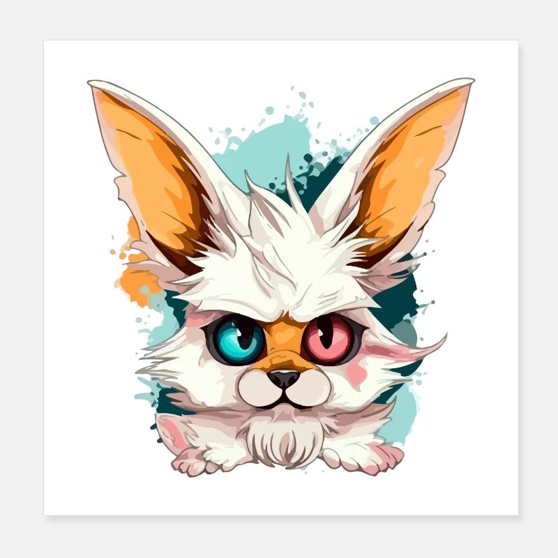 Coki the dog Poster 8" x 8" (20x20 cm)