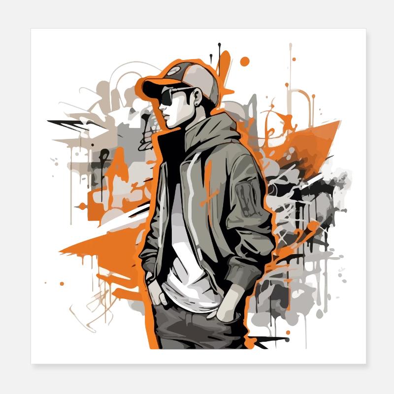 Urban Benoit Poster 8" x 8" (20x20 cm)