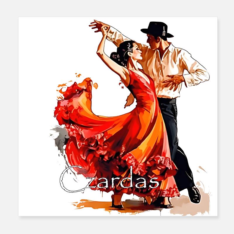 La danse présente de nombreux avantages Poster 20 x 20 cm