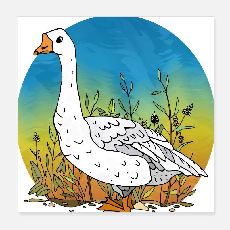 Oie Poster 20 x 20 cm