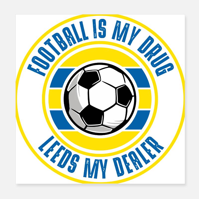 Leeds Poster 8" x 8" (20x20 cm)