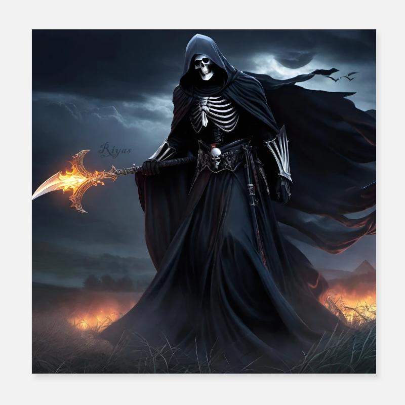 Faucheuse 2 Poster 20 x 20 cm