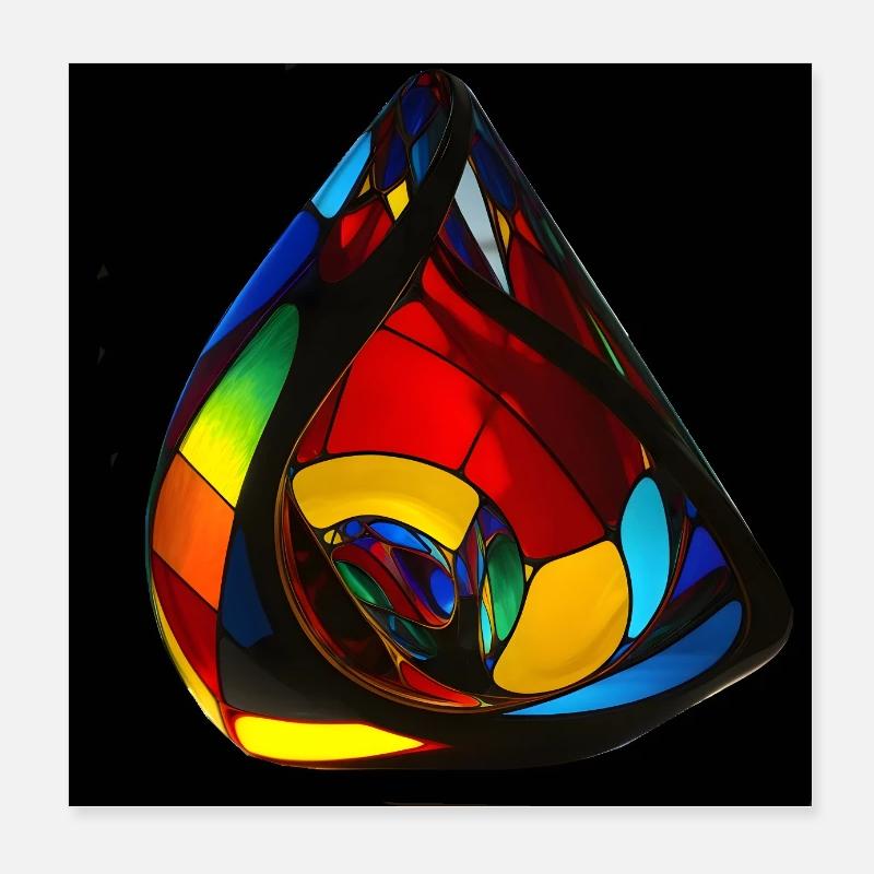 Kleinsche Flasche -05- Poster 20x20 cm