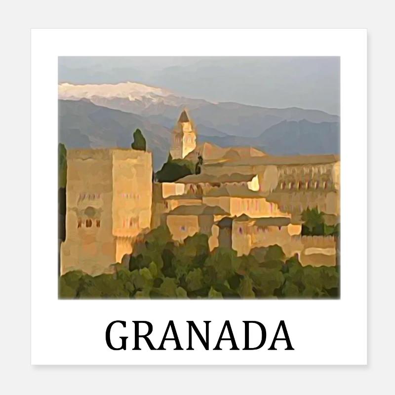 Granate Poster 20x20 cm
