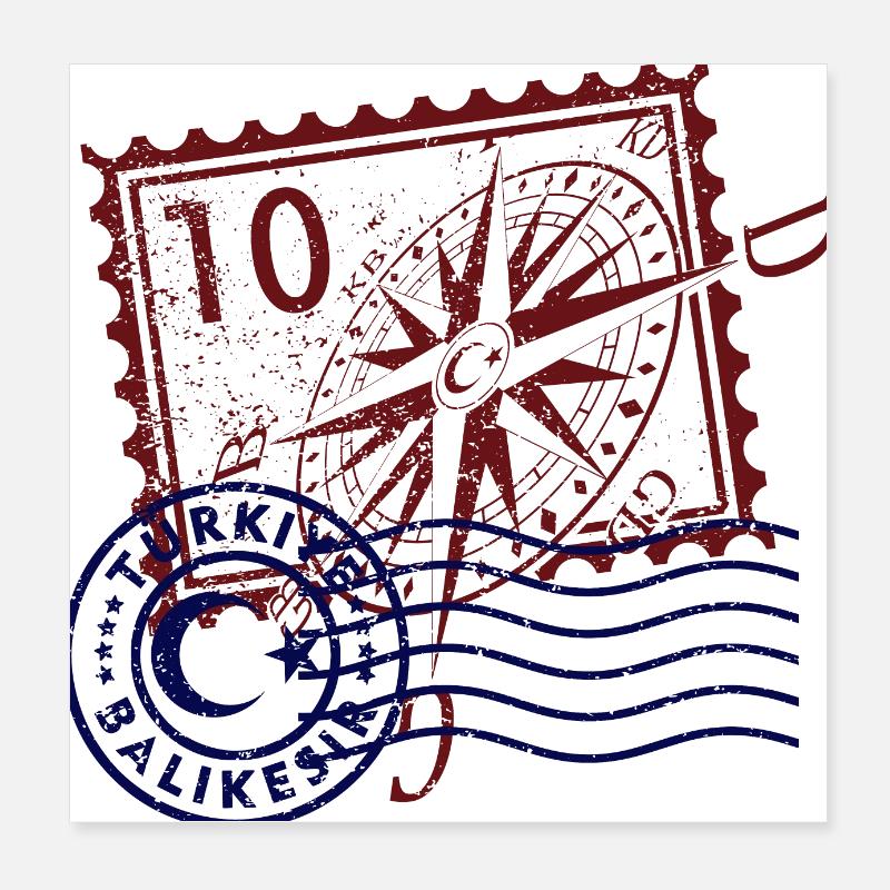Balıkesir Poster 8" x 8" (20x20 cm)