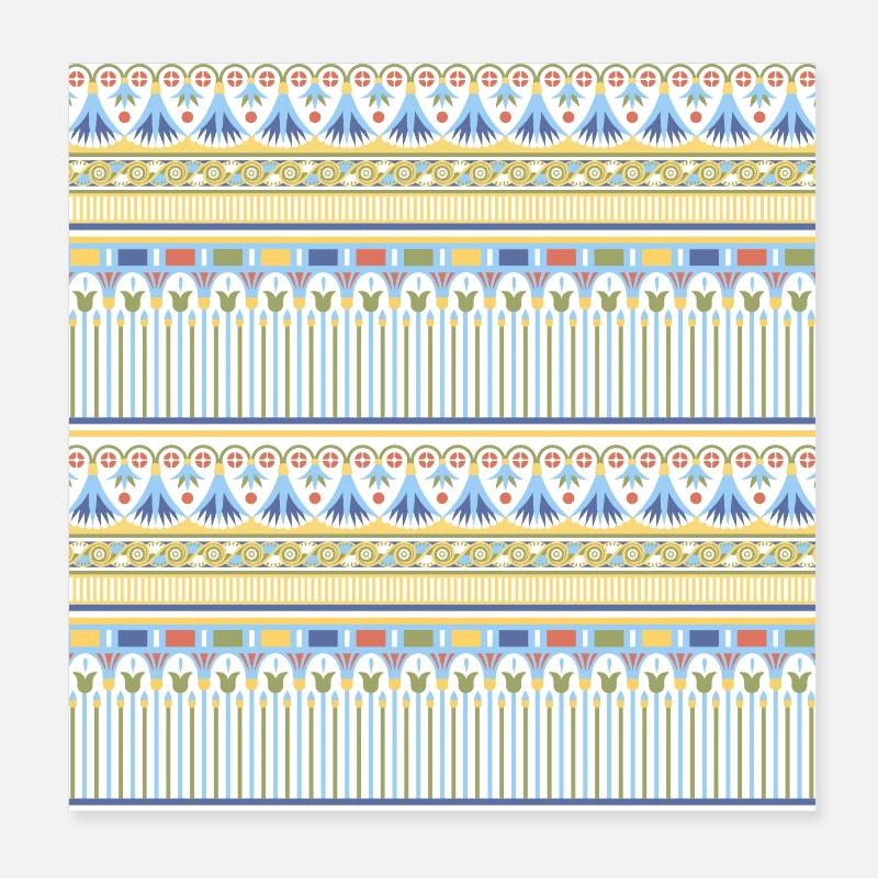 Modèle égyptien IX Poster 20 x 20 cm