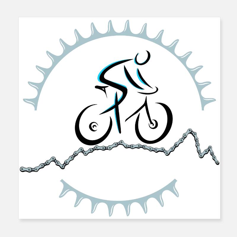 Profiradler Poster 20x20 cm