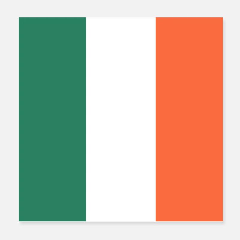 Affichez vos couleurs – Irlande Poster 20 x 20 cm