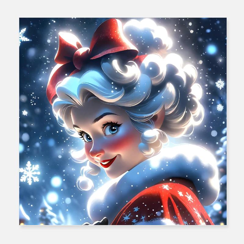 Frohe Weihnachten #4 Poster 20x20 cm