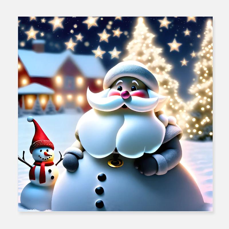 Frohe Weihnachten #5 Poster 20x20 cm