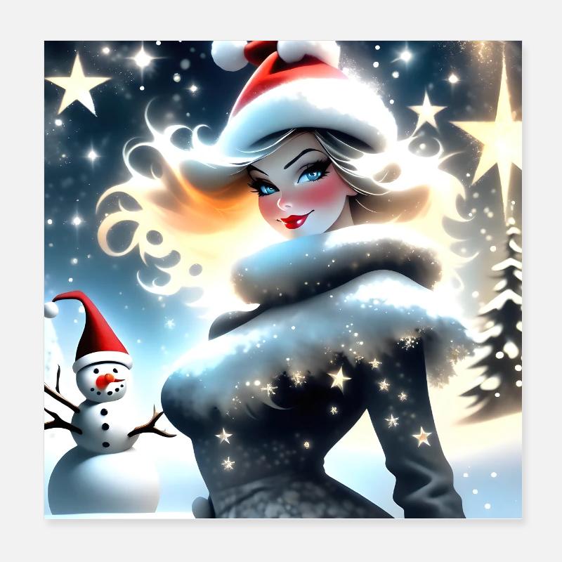 Joyeux Noel #7 Poster 20 x 20 cm