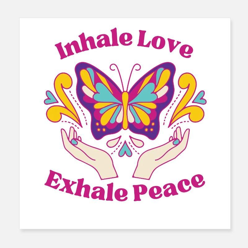 Positive Affirmation Poster 20 x 20 cm