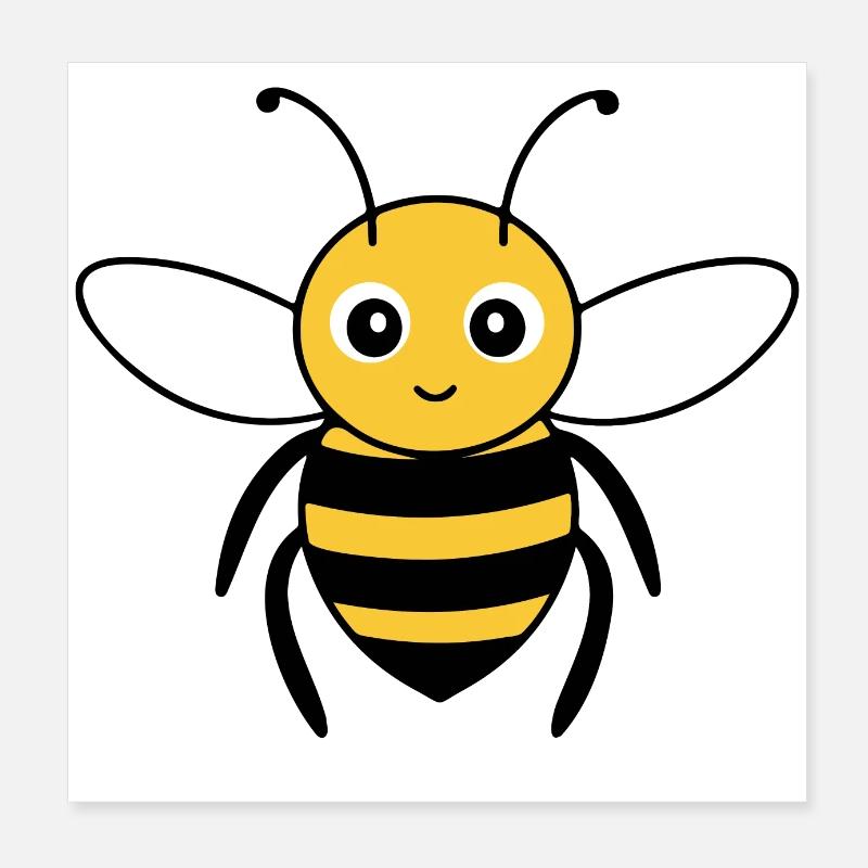 abeille Poster 20 x 20 cm