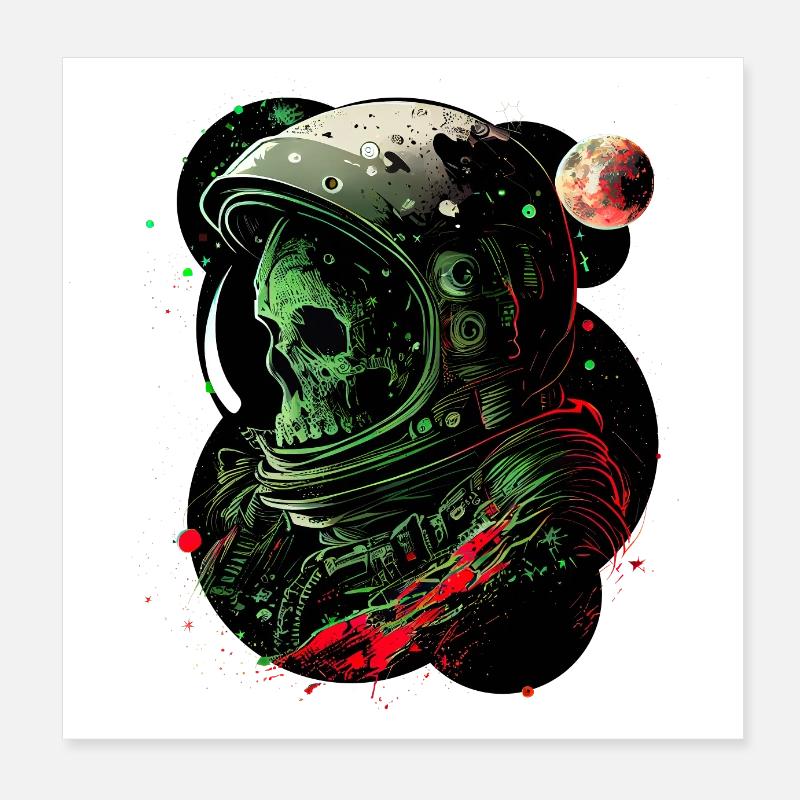 Death in space Poster 8" x 8" (20x20 cm)