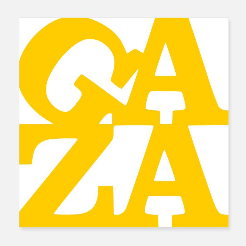 Gaza Poster 20 x 20 cm