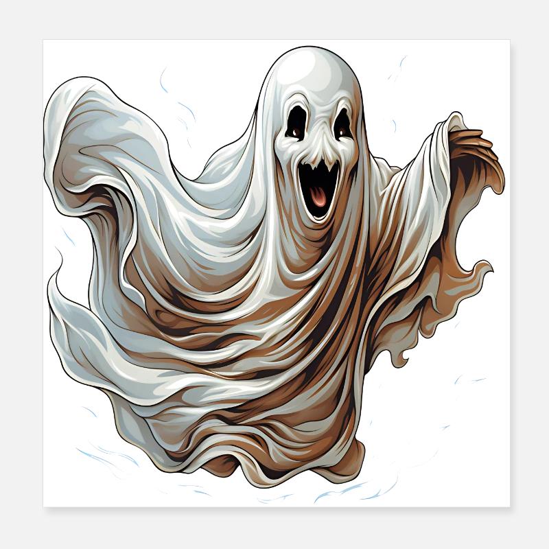 Of ghostly form Poster 8" x 8" (20x20 cm)