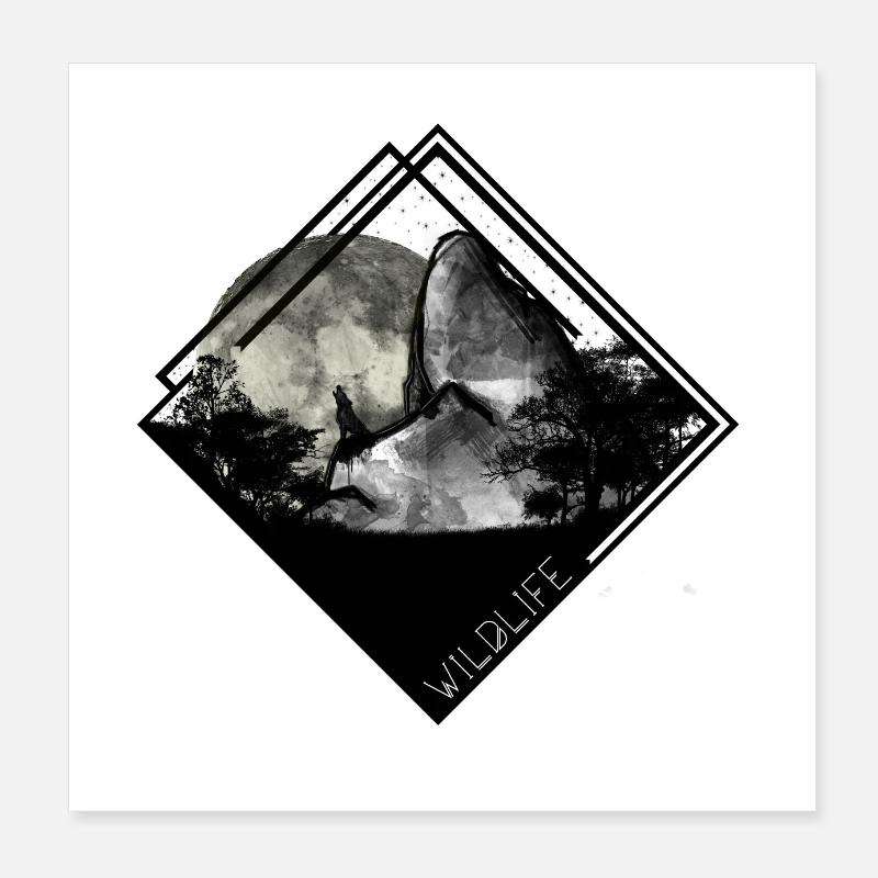 wildlife Poster 20x20 cm