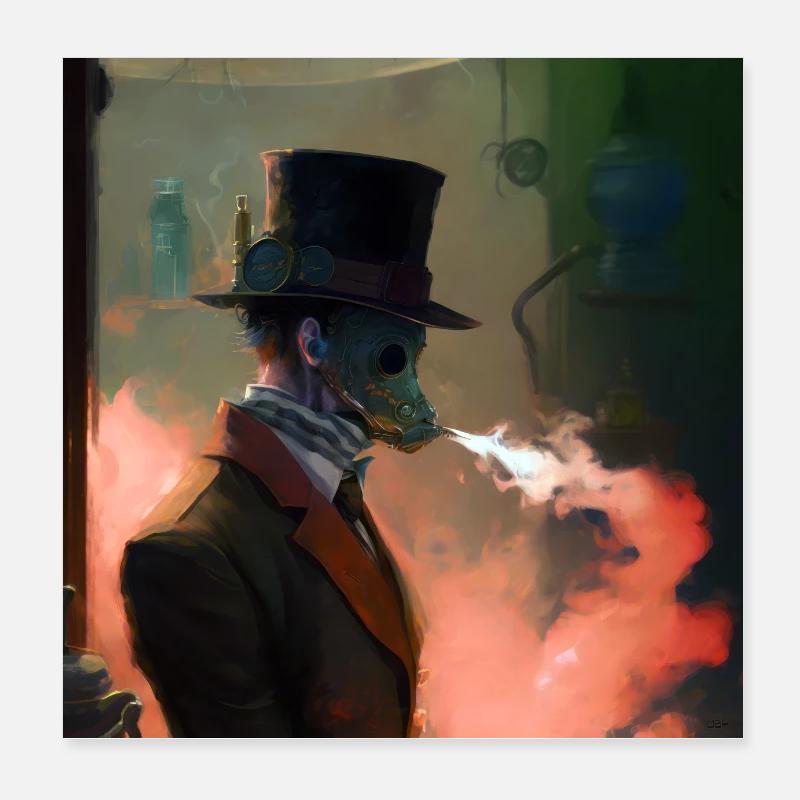 Tuxedo 01 Poster 8" x 8" (20x20 cm)