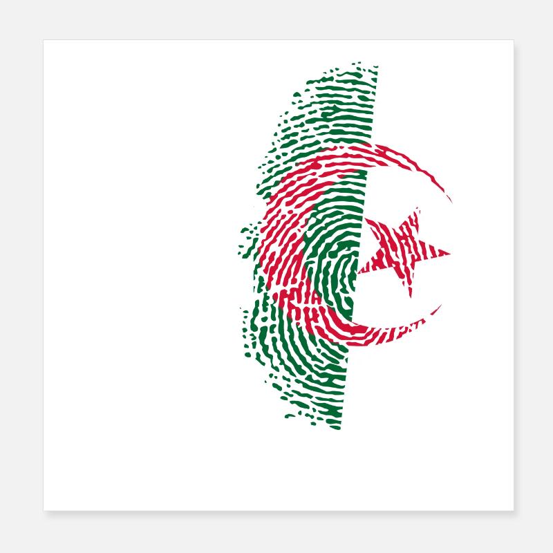 l’Algérie est dans mon ADN Poster 20 x 20 cm