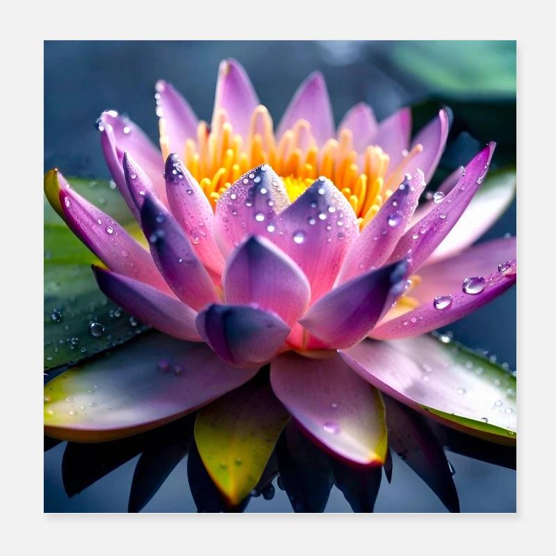 Nénuphar Poster 20 x 20 cm