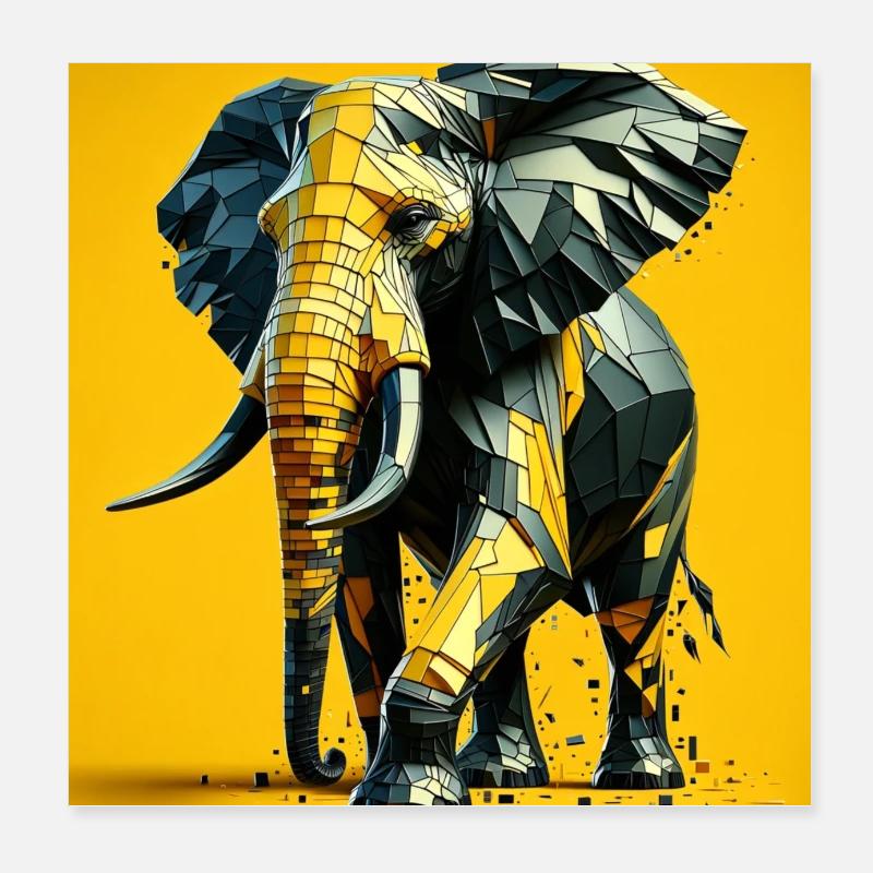 Geometric Giant Poster 8" x 8" (20x20 cm)