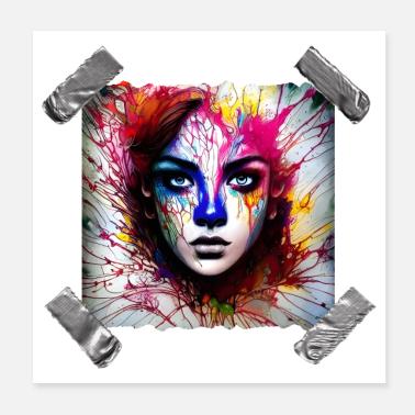 Eroe splash Poster 20x20 cm